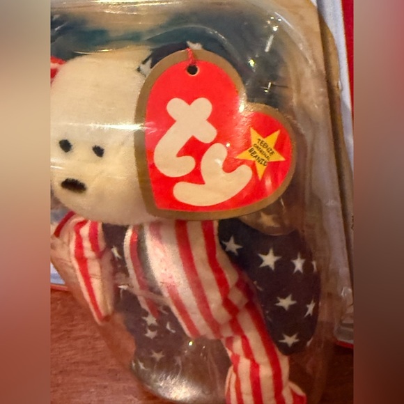 RETIRED TY Spangle the Bear International BearsII McDonalds 1999 Tag Errors NIB - Picture 2 of 9